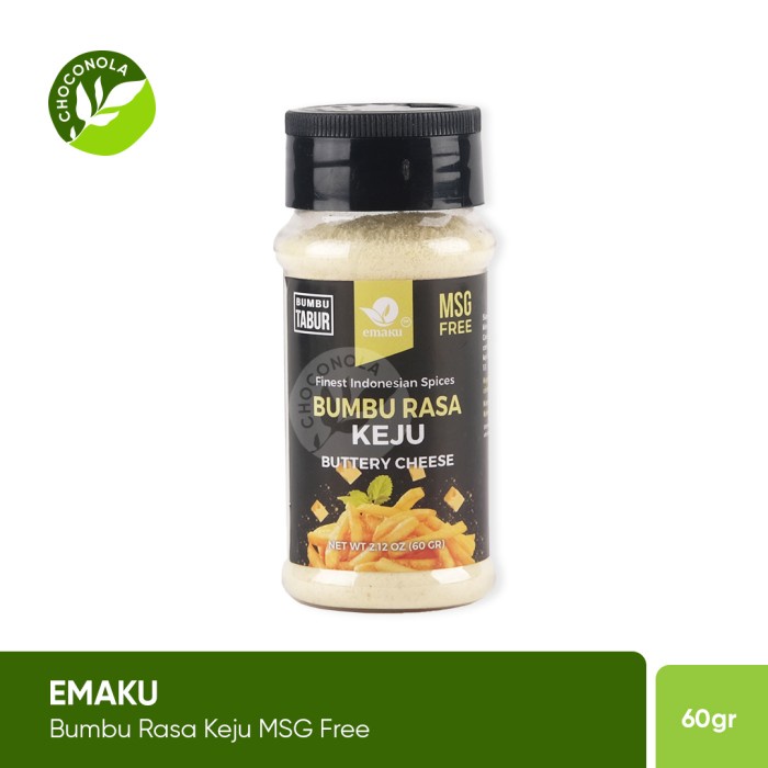 

Emaku Bumbu Masak / Tabur Rasa Keju No Msg - 60 Gr