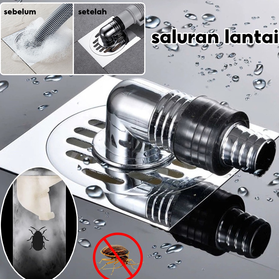 ➨HHo Floor drain mesin cuci full set Sambungan pembuangan air mesin cuci ✶ ✪ ー