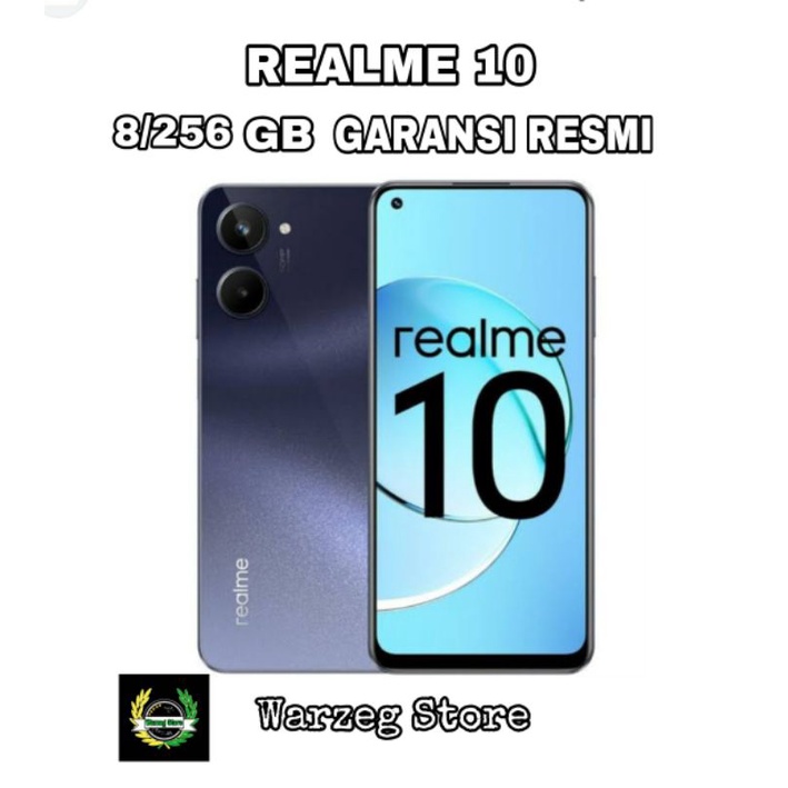 HP REALME 10 8/256 GB - RELMI 10 RAM 8GB ROM 256GB GARANSI RESMI