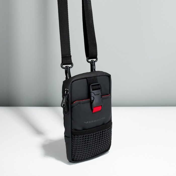 Pouch Bag Pria P3 Vermouth Tas Pinggang Kecil Hp Cowok Keren Premium