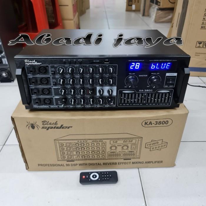 Amplifier Black Spider Ka 3800 Ka3800 Video In Out Key Control