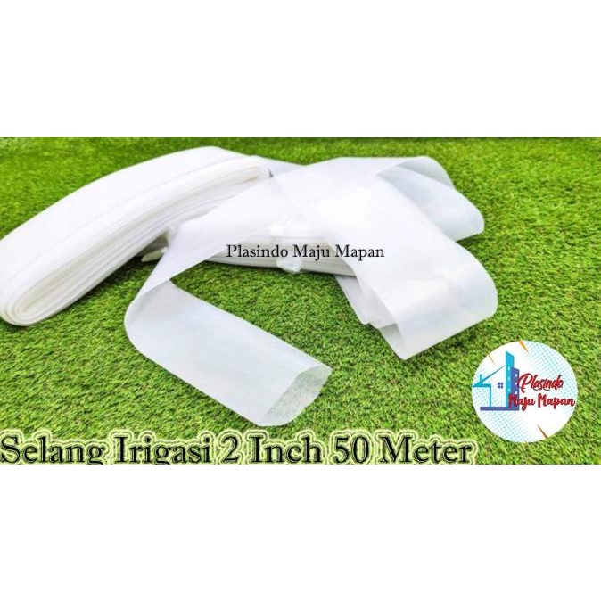 Selang irigasi 2 inch 50m - Selang Drip Irigasi - Selang Plastik PE