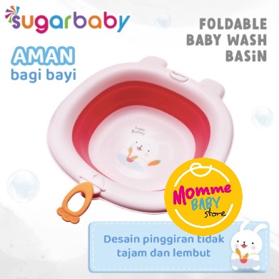 ➱ SugarBaby NEW Foldable Basin / Baskom Lipat / Ember Lipat Multifungsi Sugar Baby bak mandi baskom 