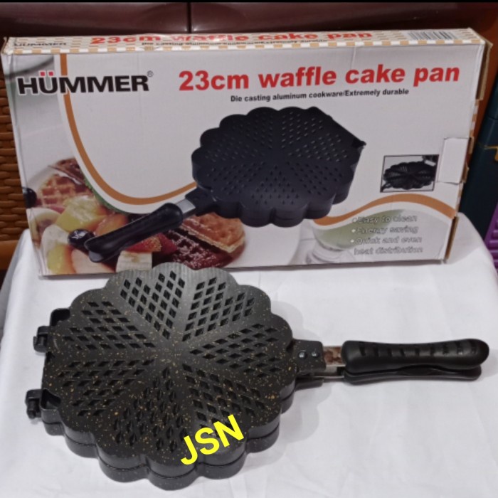 Terlaris Hummer Waffle Cake Pan 23 Cm/ Cetakan Wafel Kembang 7 Lubang