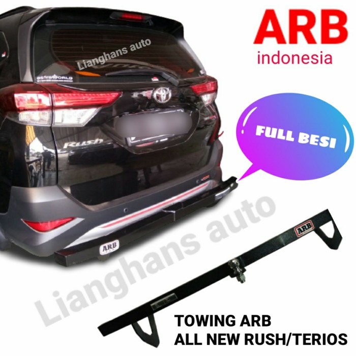 TOWING BAR ARB PENGAMAN BEMPER BELAKANG ALL NEW USH/TERIOS