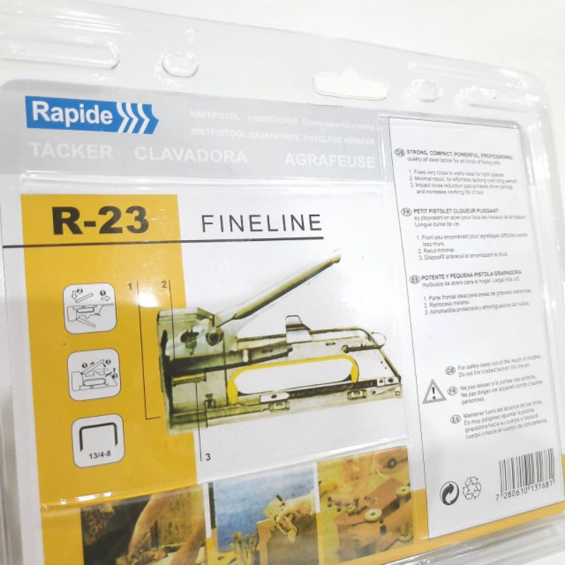 

Cod Rapide Staple Stapler Gun Taer R23 - Staples Hekter Gun Manual (Untuk Gerjaan Sofa, Jok Motor,