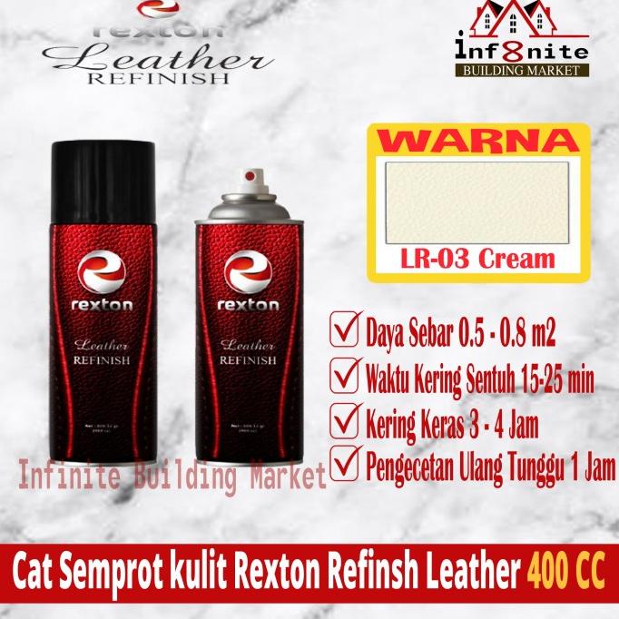 Cat Semprot Kulit Leather Rexton Refinish Cat Jok Kulit Mobil Sofa