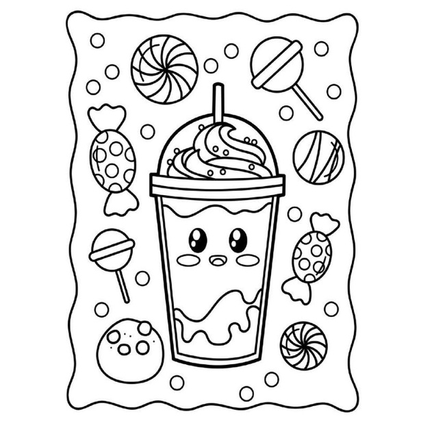 

GAMBAR SKETSA MEWARNAI CAKE/KERTAS MENGGAMBAR A4 ANAK PAUD-SD