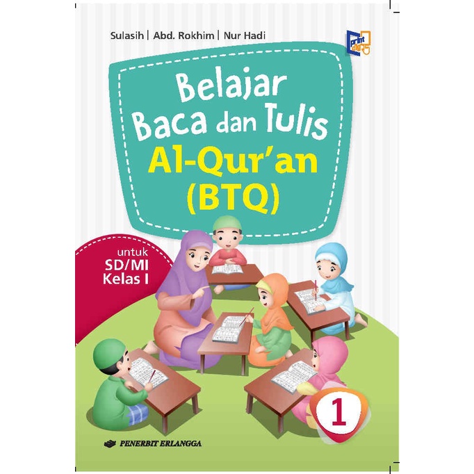 0022970770 - BUKU ERLANGGA (ORIGINAL) BTQ SD/MI KELAS 1 PENILAIAN K13