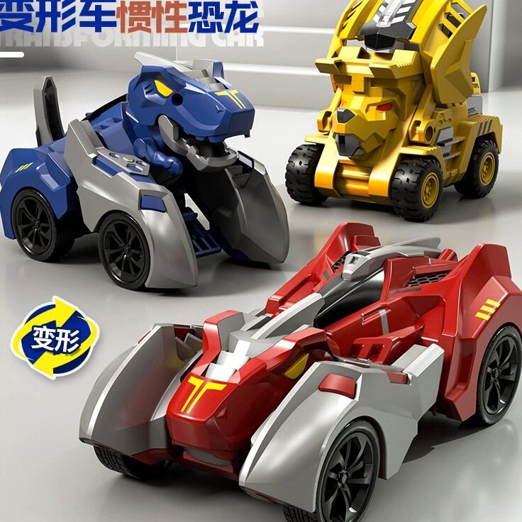 Model Terkini IYb Mainan Mobil Mobilan Dino Saurus Deformasi - Mobil Dinosaurus Truck - Mobil Bisa B