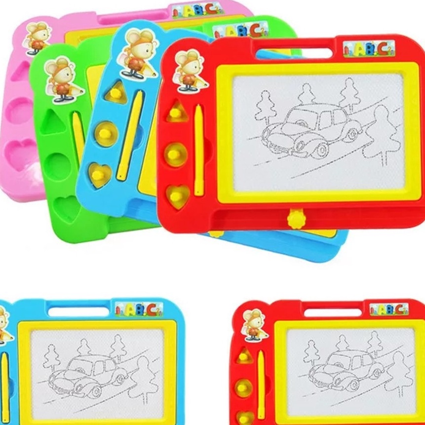 

[6-I☀P♫> MAINAN EDUKASI MAINAN PAPAN TULIS MAGNET MAGNETIC DRAWING BOARD -trending!