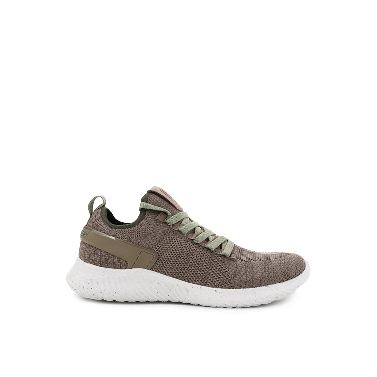 Sepatu Sneakers Hush Puppies Original Pria Sneaker Warna taupe (coklat) Christmas Ori Limited Editio