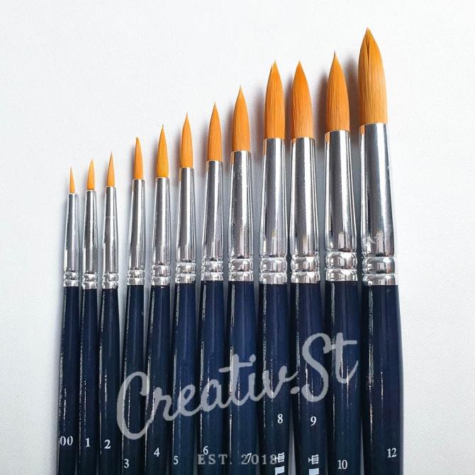 

Kuas Lukis Lyra Giotto Round Taklon Art Brush