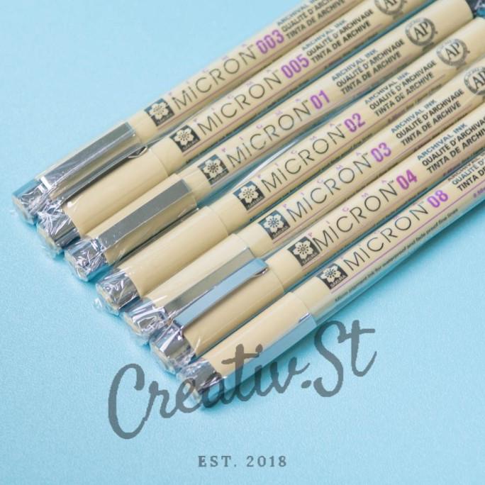 

Sakura Pigma Micron Drawing Pen 003 005 01 02 03 04 05 08