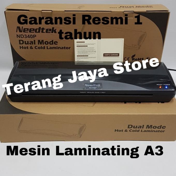 

Laminating Machine Needtek Nd-340P Mesin Laminating A3 Needtek Nd340P