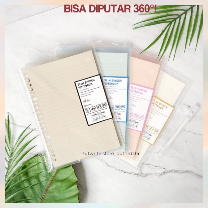 

[J-☆Z❣S] Slim Smart Ring Binder Transparan B5 [ kokuy0 style ] -virral.!