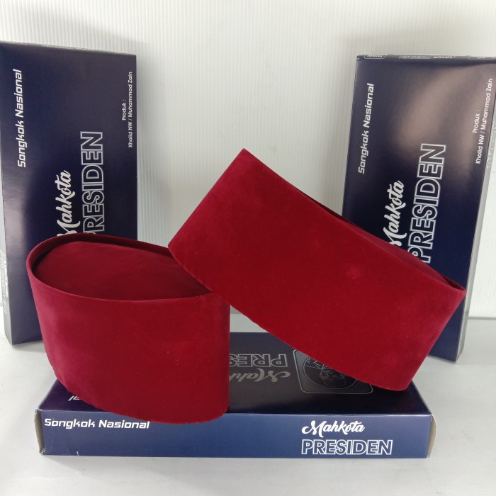 Murah peci songkok kopiah betawi merah maroon NON COD