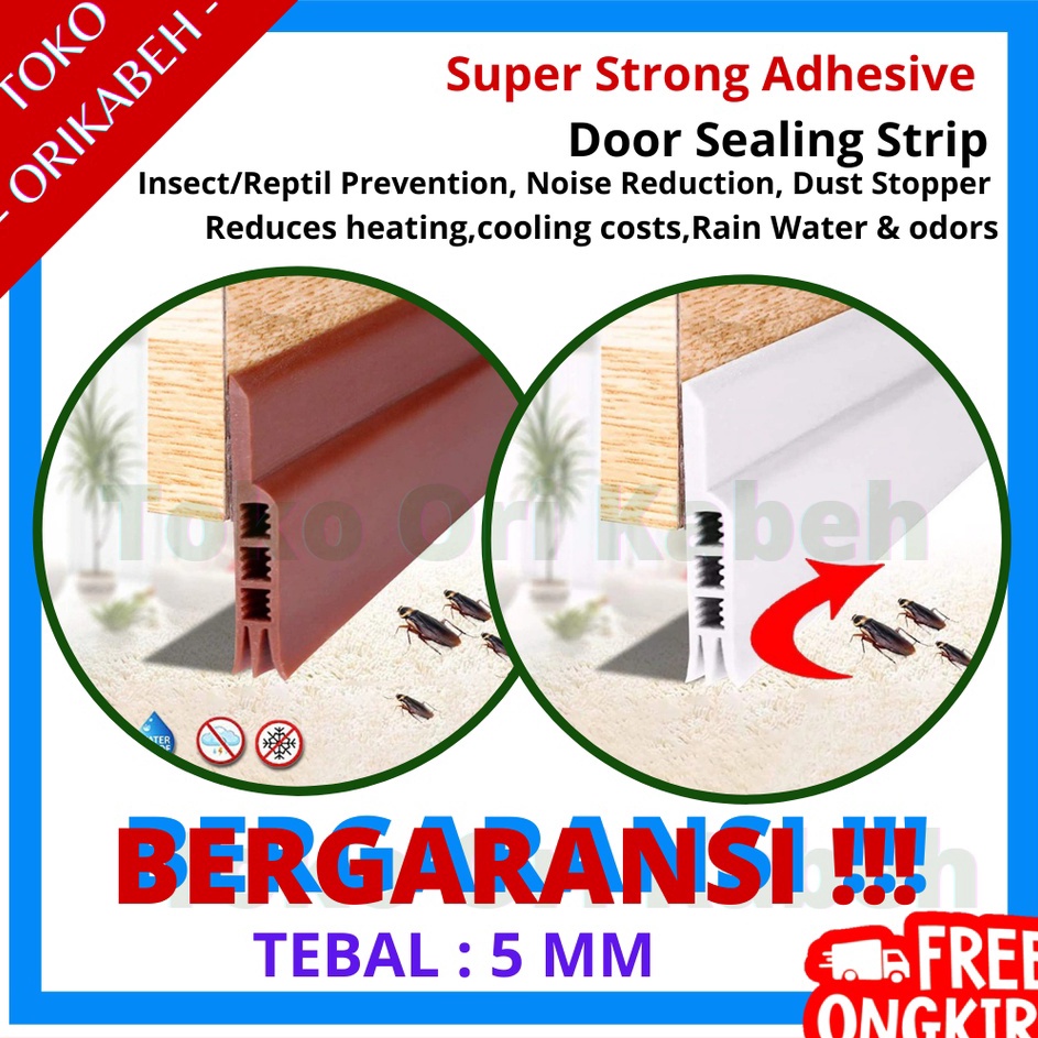 Best Product Karet Penutup Celah Bawah Pintu / Penghalang Pintu Bawah / Seal Penutup Celah Bawah Pin