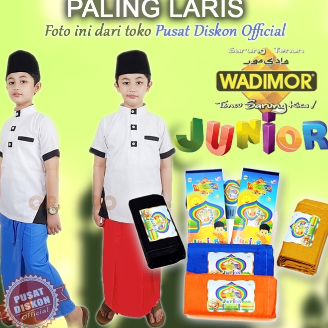Sarung anak Laki laki WADIMOR Sarung anak WADIMOR Wadimor Junior Original [ART.  N1A5]