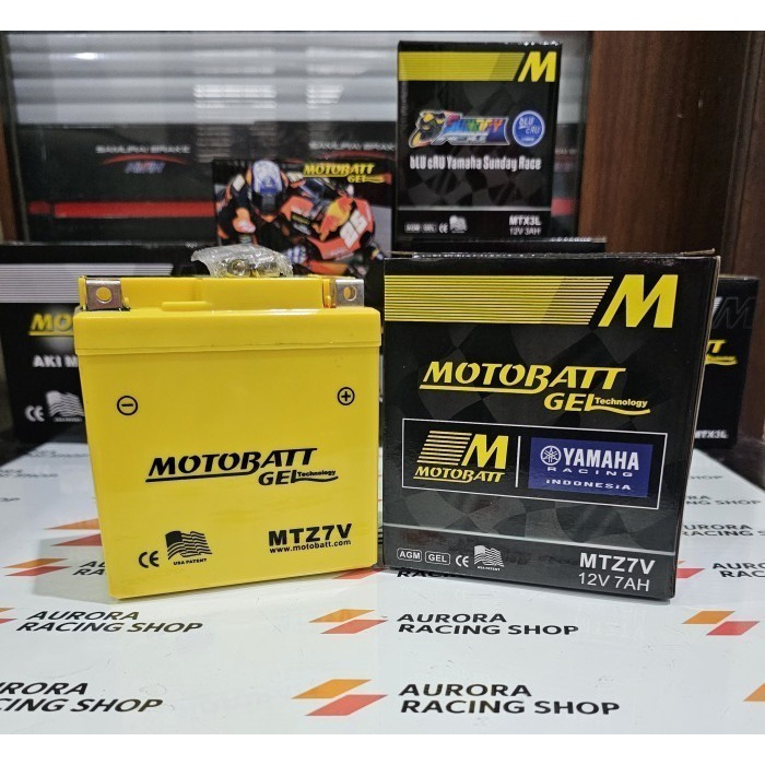 AKI MOTOBATT MTZ7V HONDA VARIO 125 / VARIO 150 / VARIO 160 - 12V7AH terpopuler