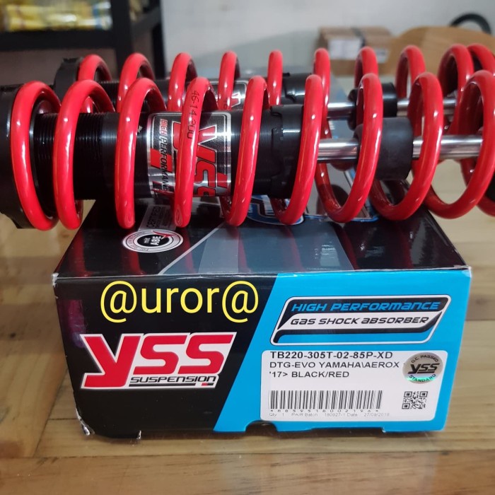 SHOCKBREAKER YSS DTG EVO AEROX 155 BLACK RED terpopuler