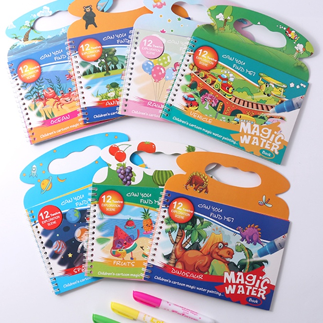 

[SG♥.J♥] Magic Coloring Book Besar Magic Water Book Buku Mewarnai Ajaibterrviral.