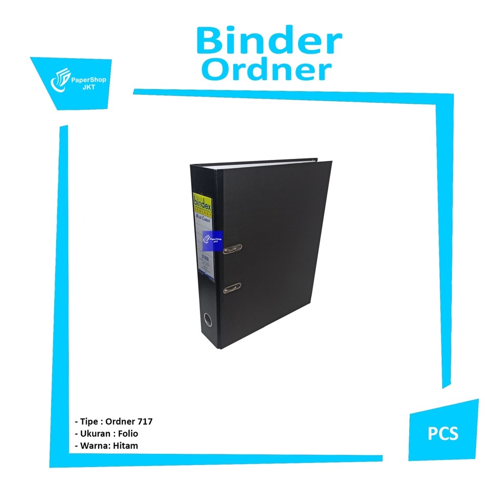 

Kirim Sekarang.. BINDEX - Ordner Tempat File Ukuran Folio 717 Hitam - Pcs LJZ
