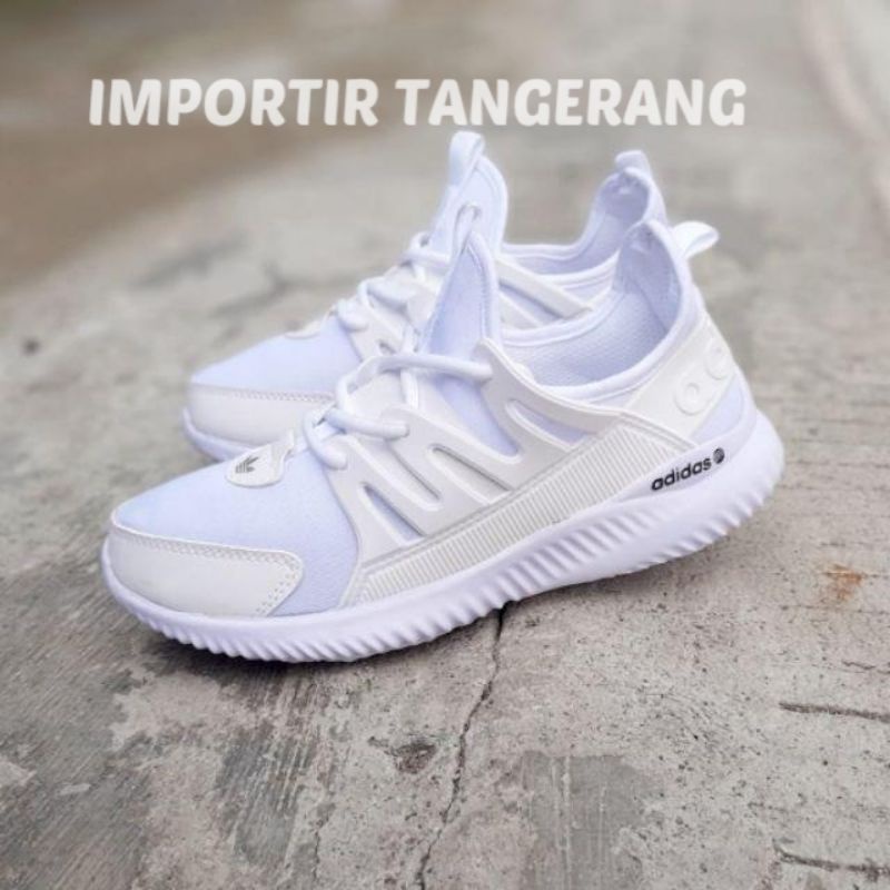 Sepatu Wanita Putih Polos Adidas Full White Alphabounce Wanita 36-40