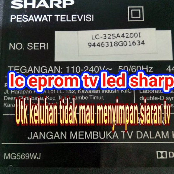 ｀ BF Ic eprom eeprom memory spi flash TV led sharp LC-32SA4200I ✺ ♂
