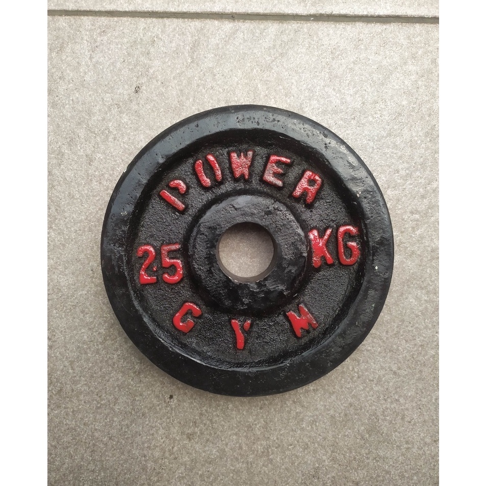 Grosir Plate Dumbell Besi Barbel 2,5kg w Kemasan Baru ✫.