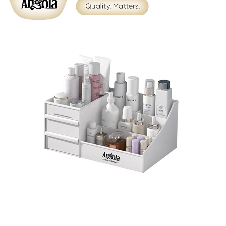 dt Angola Rak Kosmetik D44 Rak Makeup Storage Kotak Penyimpanan Skincare Tempat Kosmetik ✱ F ✪