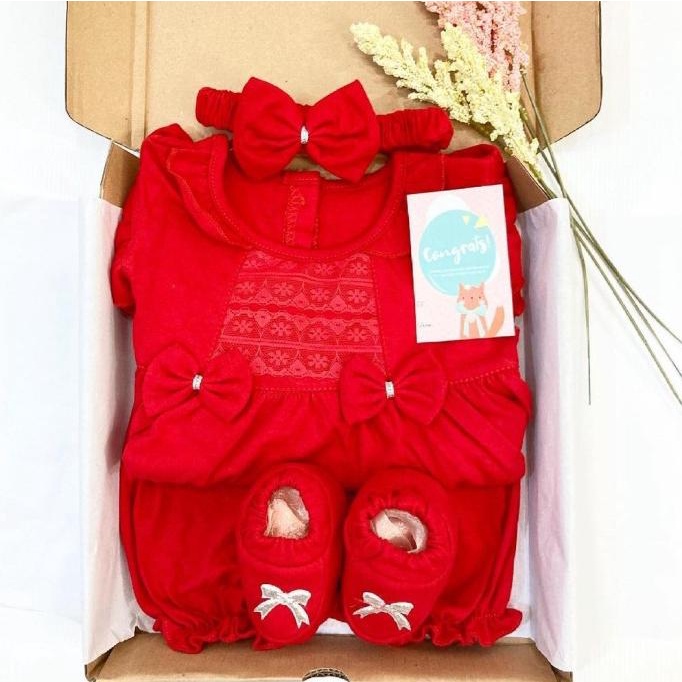 

red flamingo HAMPERS LAHIRAN BAYI PEREMPUAN hampers gift custom kado