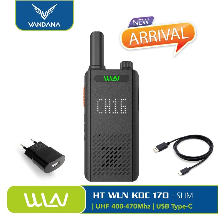 HT Walkie Talkie WLN KD-C170 KD C170 Single Pack