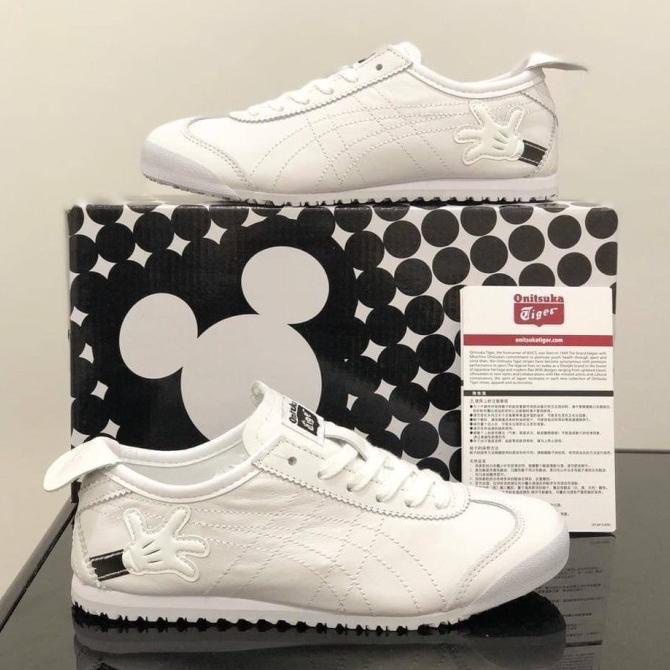 Sepatu Wanita Onitsuka Tlger Mexico 66 Disney White Vietnam ORIGINAL