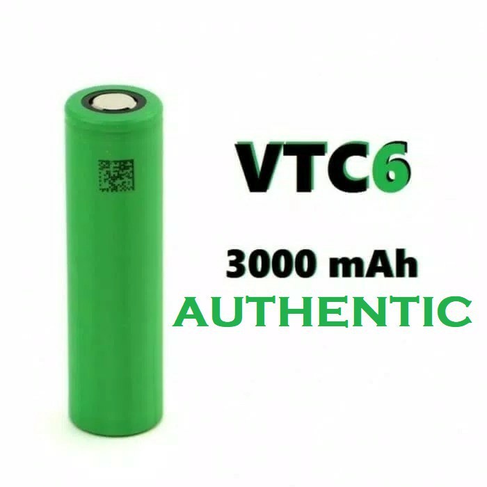 BATERAI SONY VTC 6 3000mAh 18650 AUTHENTIC SONY VTC6 VTC 6 BATTERY