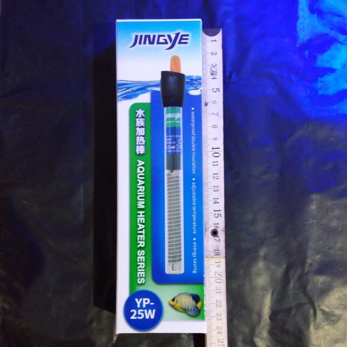 JINGYE HEATER AQUARIUM 25 WATT ready