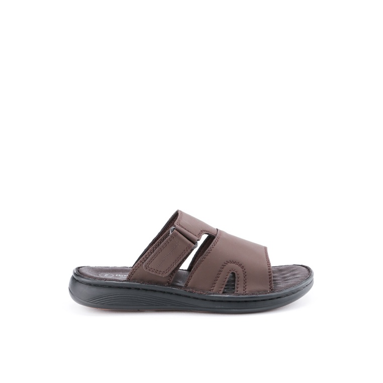 Sandal Hush Puppies Original Pria Capit Leather insole Christmas Asli 100% Viral Delphi - Slide Cowo