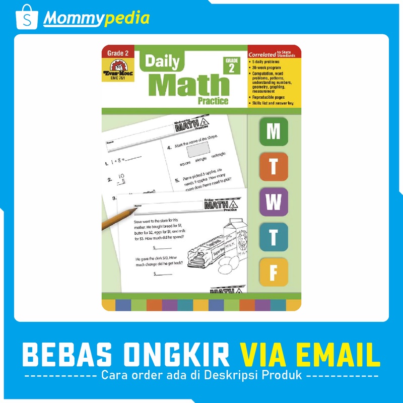 

Evan Moor - Daily Math Practice Grade 2 (Matematika)