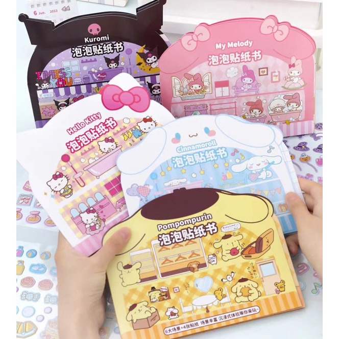

(AW/➸W»> STICKER VIRAL SANRIO / STICKER DIY SANRIO 3D / STICKER BOOK SANRIO HOME / amanah..