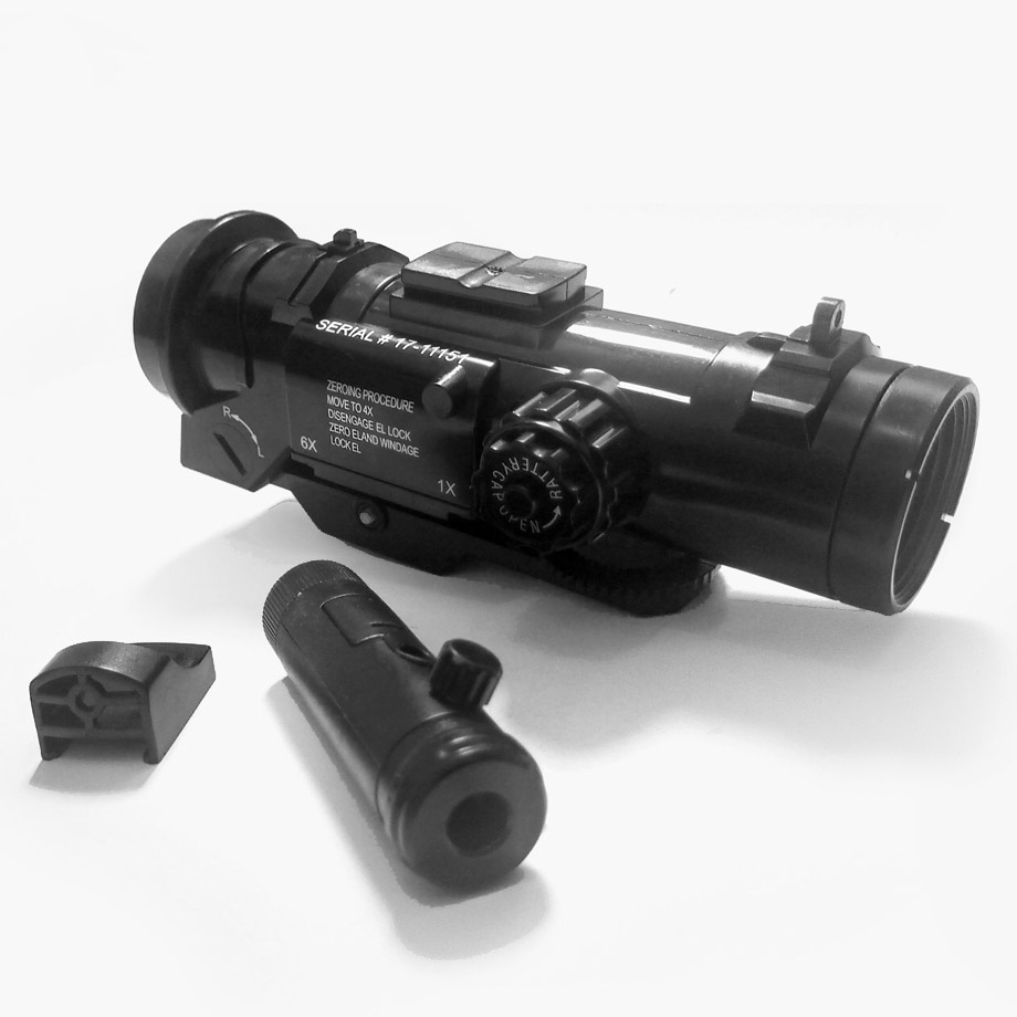 ★★★ QSI Elcan Spectre Aimpoint KODE 06 dummy Scope bisa ZEROING + ZOOM dcobra WGG ❇ ☆ '