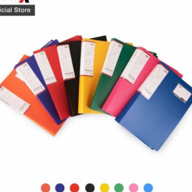 

(OO◆.W㊖> Clear holder folio 20 pocket Folder one / dokumen keeper / display albumsuperr.keren.