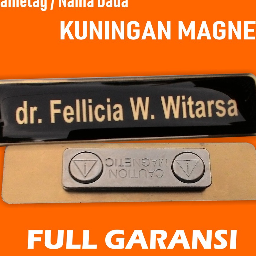 

[㊖❣.13OX> Nametag Kuningan Magnetsupeer.keren..