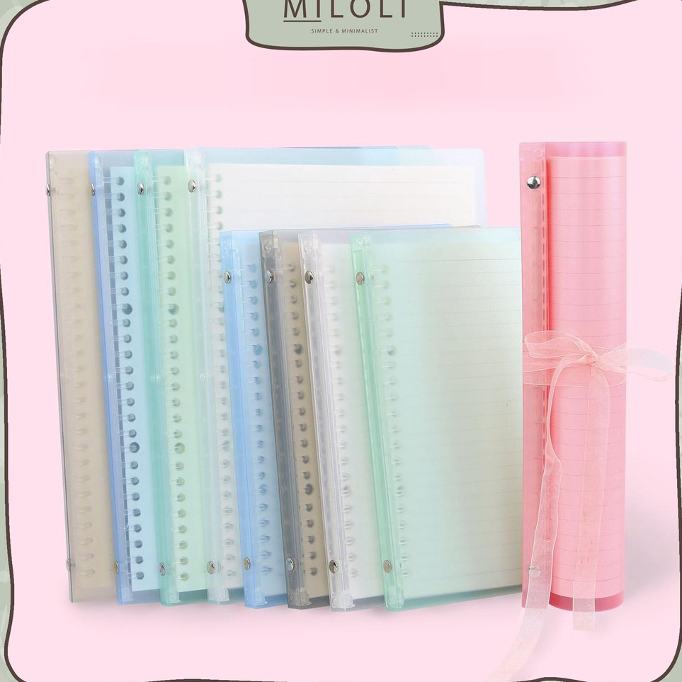 

Sale➟ [MILOLI] Binder A5 Binder B5 Pastel Binder Transparan Candy Color - E0017 B100