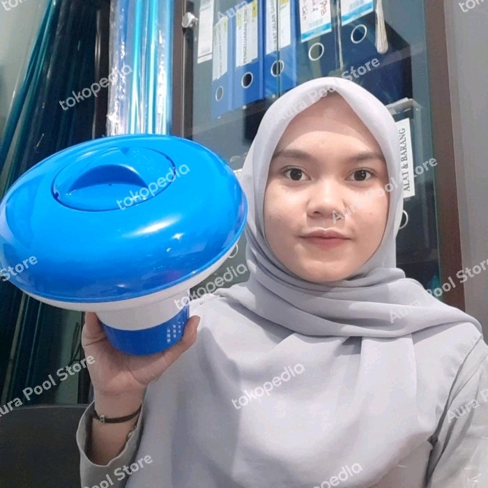 Floating Chlorine Dispenser Pelampung Kaporit Tablet Besar