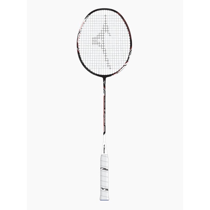 Mizuno Caliber S-Boost Black/Wht/Fluorescent Orange Raket Badminton