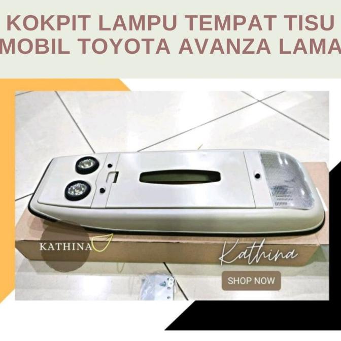 Kokpit Lampu Plafon Tempat Tisu Mobil Toyota Avanza Lama Cream