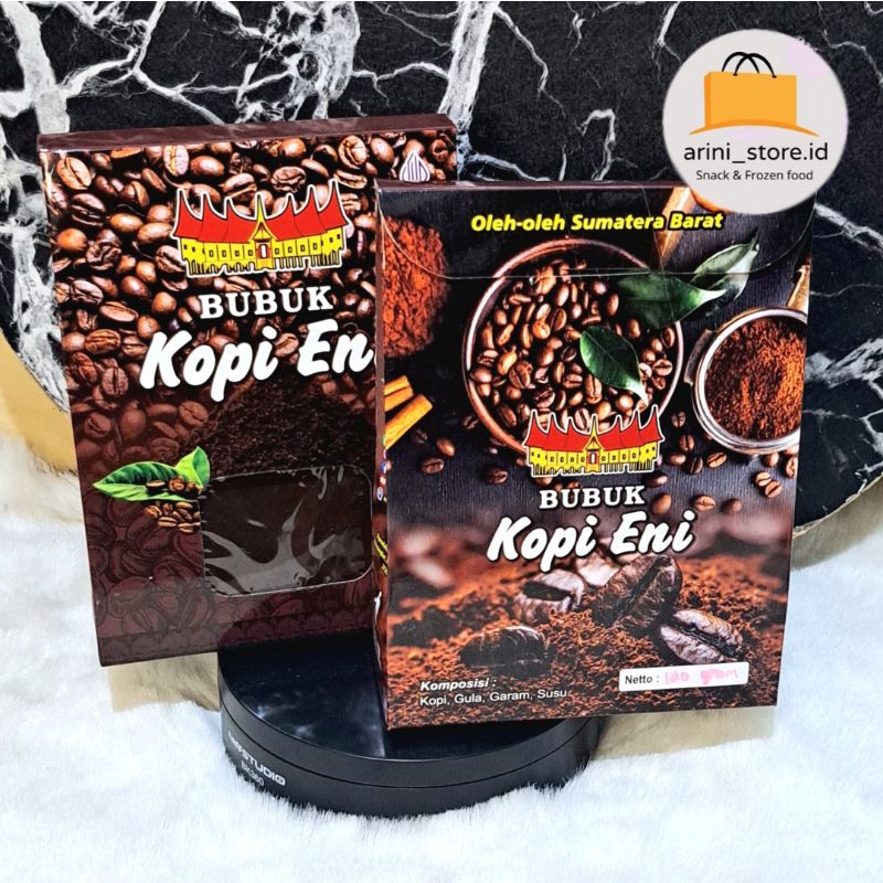 

BUBUK KOPI ENI PREMIUM MURNI ASLI BATUSANGKAR KEMASAN KOTAK 120 GRAM