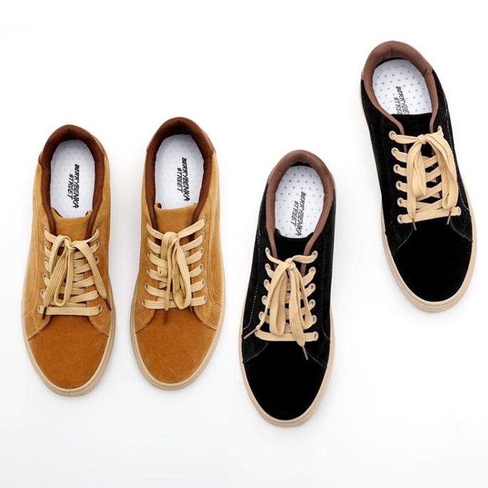 Berrybenka Street - Sepatu Sneakers Pria Solbrow Low Ankle Sneaker