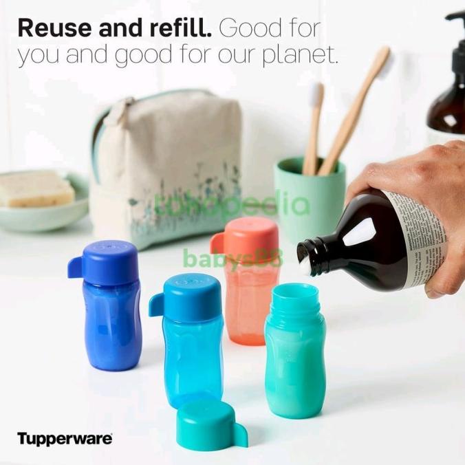 MINI BOTTLE TUPPERWARE 90ML - BOTOL MINUM MINI TUPPERWARE 90ML