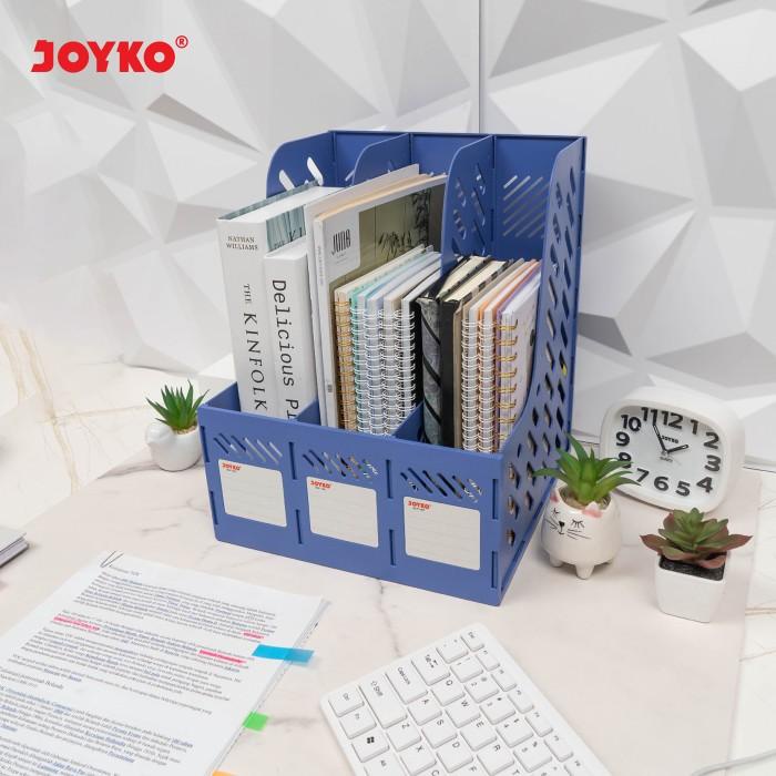 

BOX FILE KERANJANG PLASTIK RAKIT 3 SUSUN JOYKO BOF-3BE BLUE